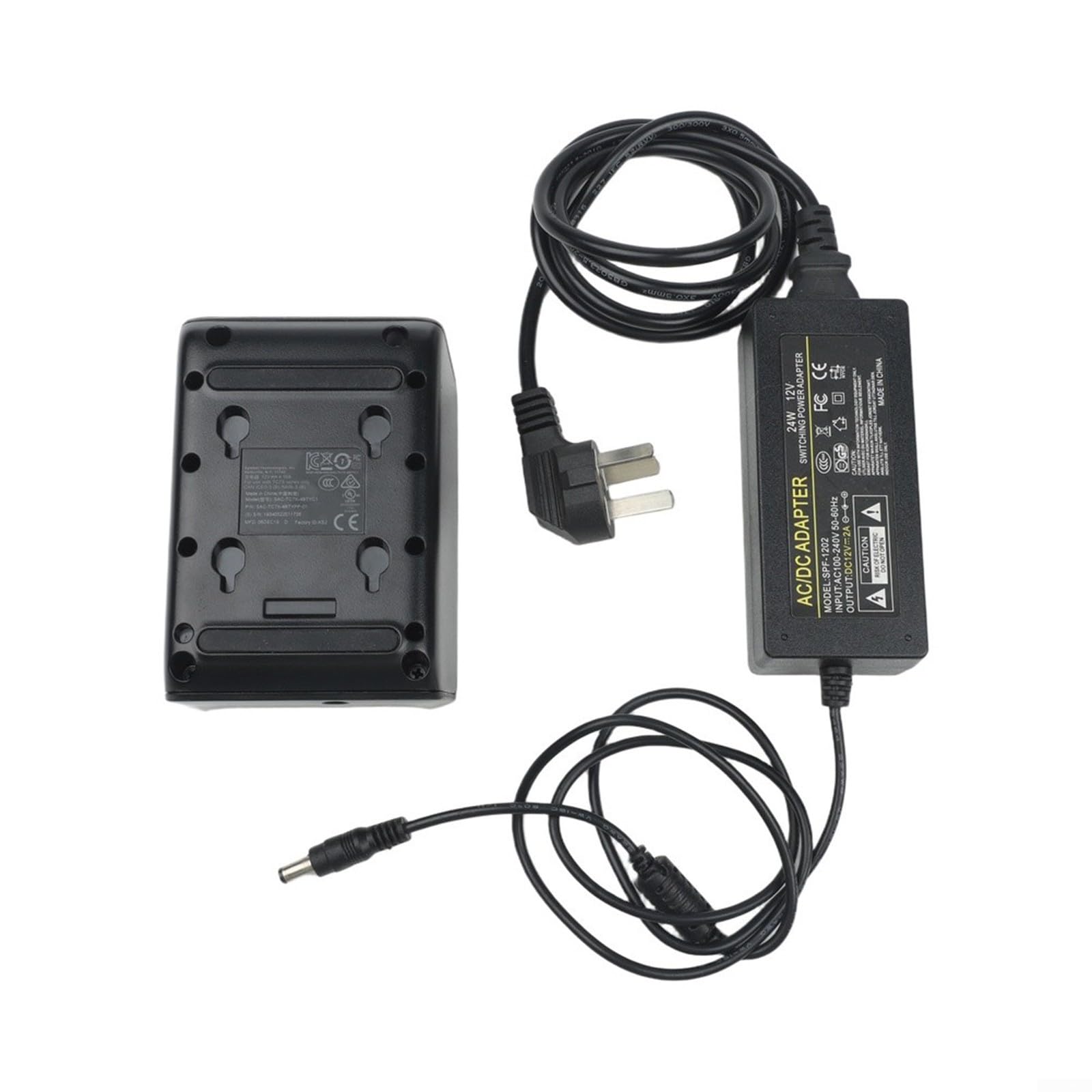 Ranura para TC70 TC72 TC75 TC77, estación de acoplamiento de carga rápida para símbolo para escáneres de código de barras Motorola, entrada USB-C con indicadores LED, color negro