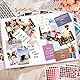 Betinyar Vision Board Kit Vision Board Buch Komplettes Collage Kit Scrapbook Materialien Vision Board Zubehör mit 288 Karten