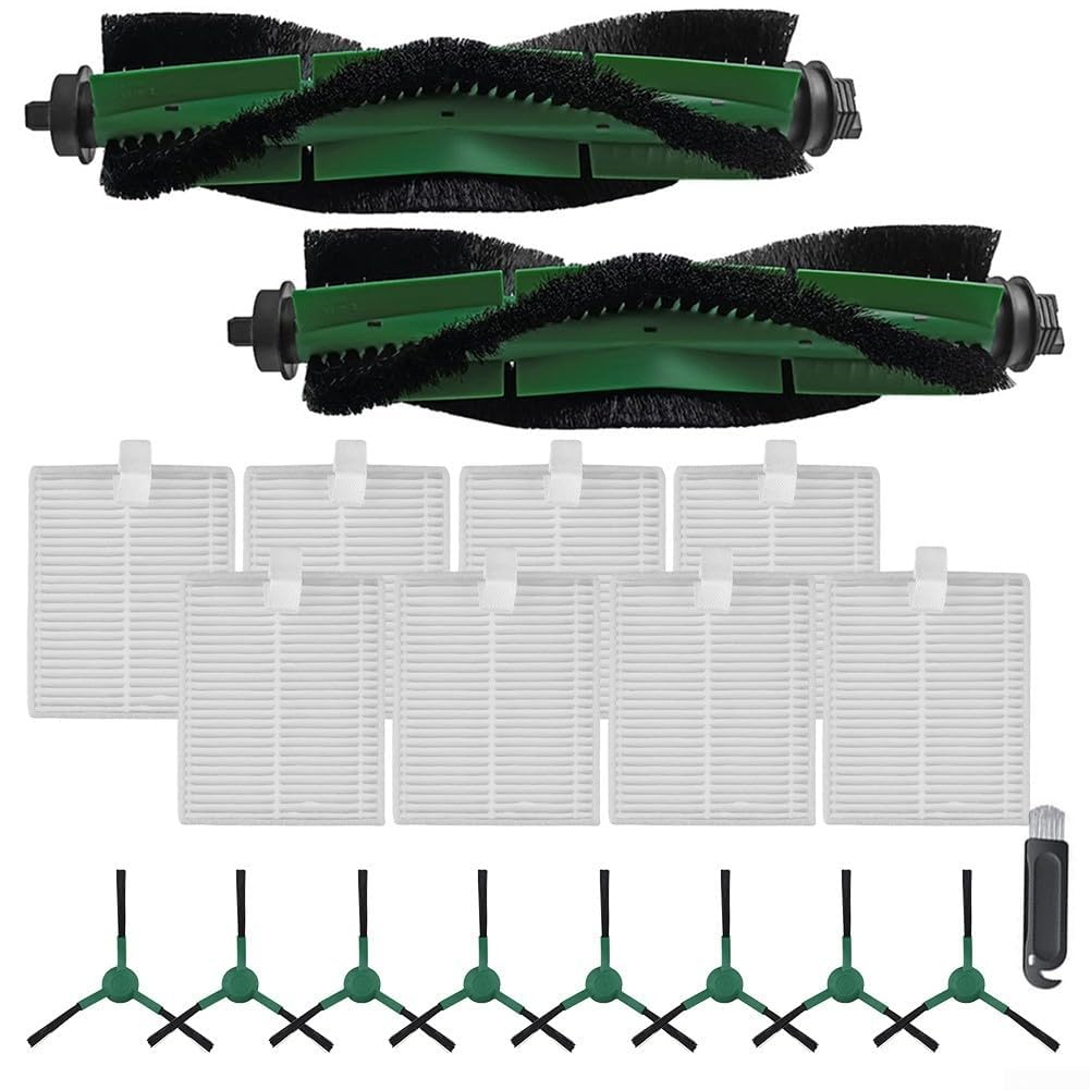 BEYOEE For Roomba 105 Vacuum Cleaner Accessories Kit With Main Brush Side Brushes Filter Set Compatible With Essential for VAC 2 Q0520 Q0120 Series(A),B