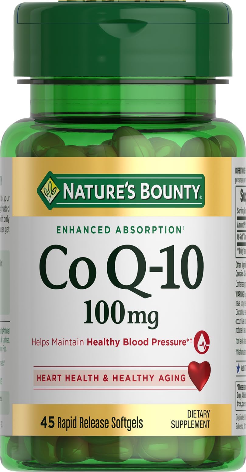 Nature's Bounty Co Q-10 100mg 45 Rapid Release Softgels