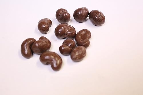 Langs Chocolates Anacardos cubiertos de chocolate con leche bolsa de 16 onzas