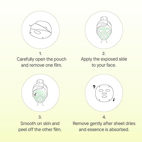 Miniatura 9 de Green Tangerine Pore Tok Mask Pack - Máscara coreana de hoja para cuidado de poros, control de sebo, eliminación de puntos negros y puntos blancos,