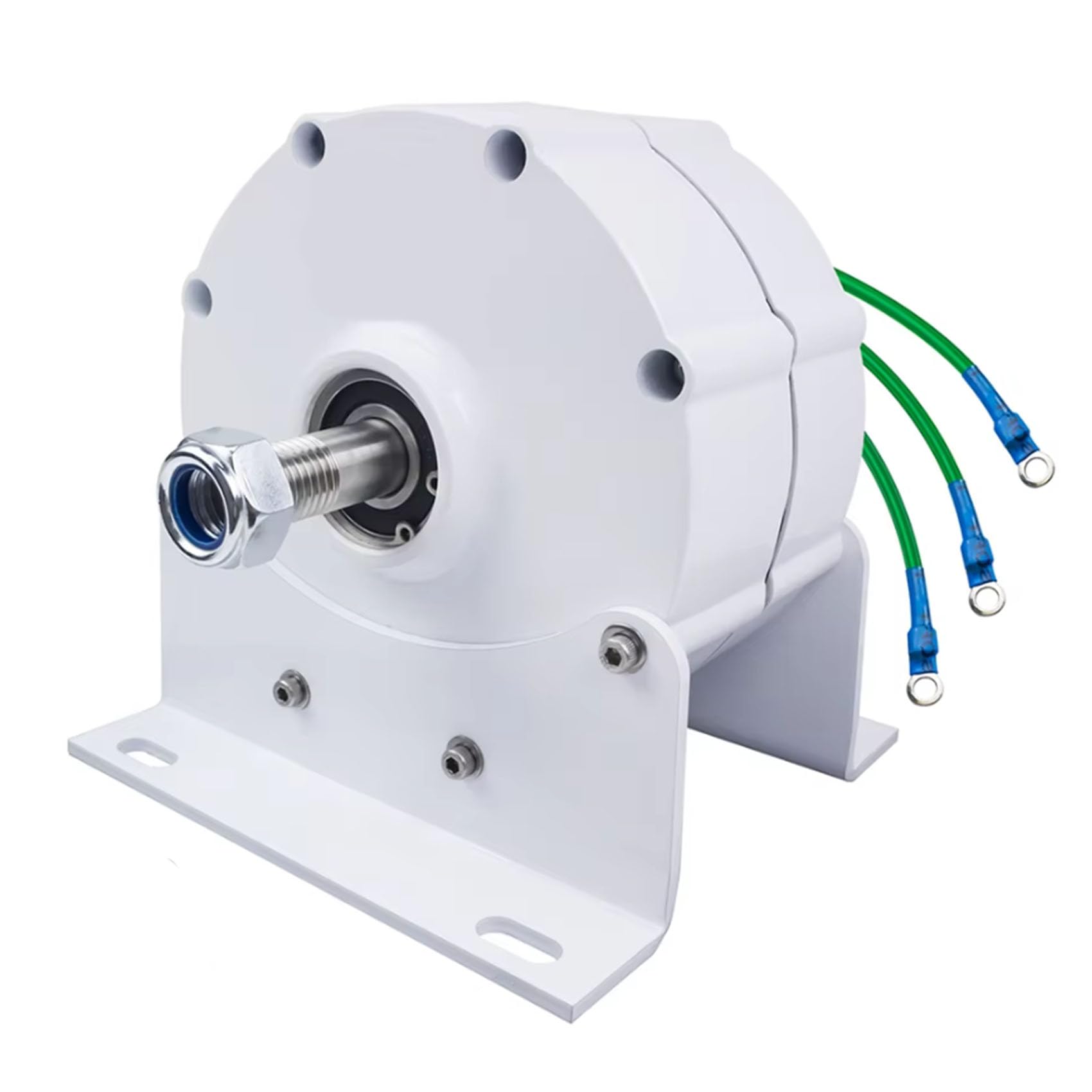 HYZHANHONG 8000W Low Noise Small Permanent Magnet Generator Ac Alternator12v - 220V for Horizontal Wind Turbine Water Wind Turbine Generator (With Controller)﻿,24V