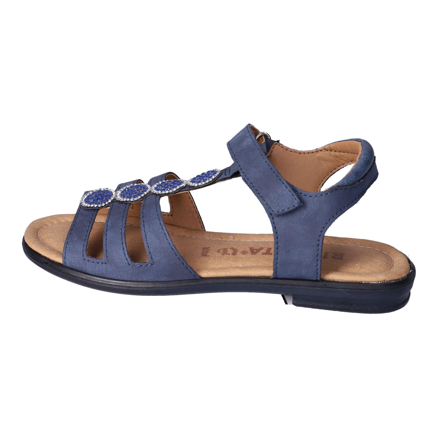 RICOSTA Mädchen Riemchensandalen ANA, Kinder Sandalen, Weite: MITTEL