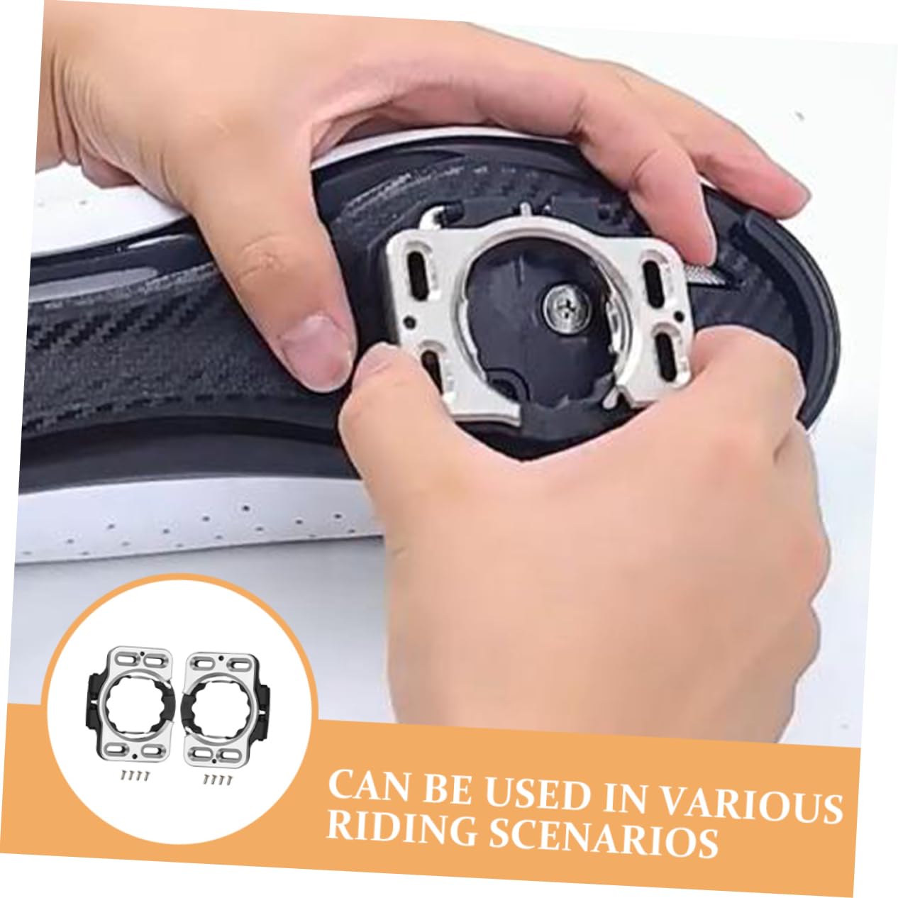 Abaodam 2 Pezzi Copri Tacchette Per Pedali Scarpe Da Ciclismo Copri Pedali Tacchetti Per Ciclismo Su Strada Adattatori Per Pedali Per Biciclette Accessori Per Scarpe Da Su Strada