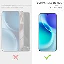 SupCares Tempered Glass for Vivo X300 (6.31 Inch) With Installation Kit | 9H Edge to Edge Screen Protector | Black gallery image