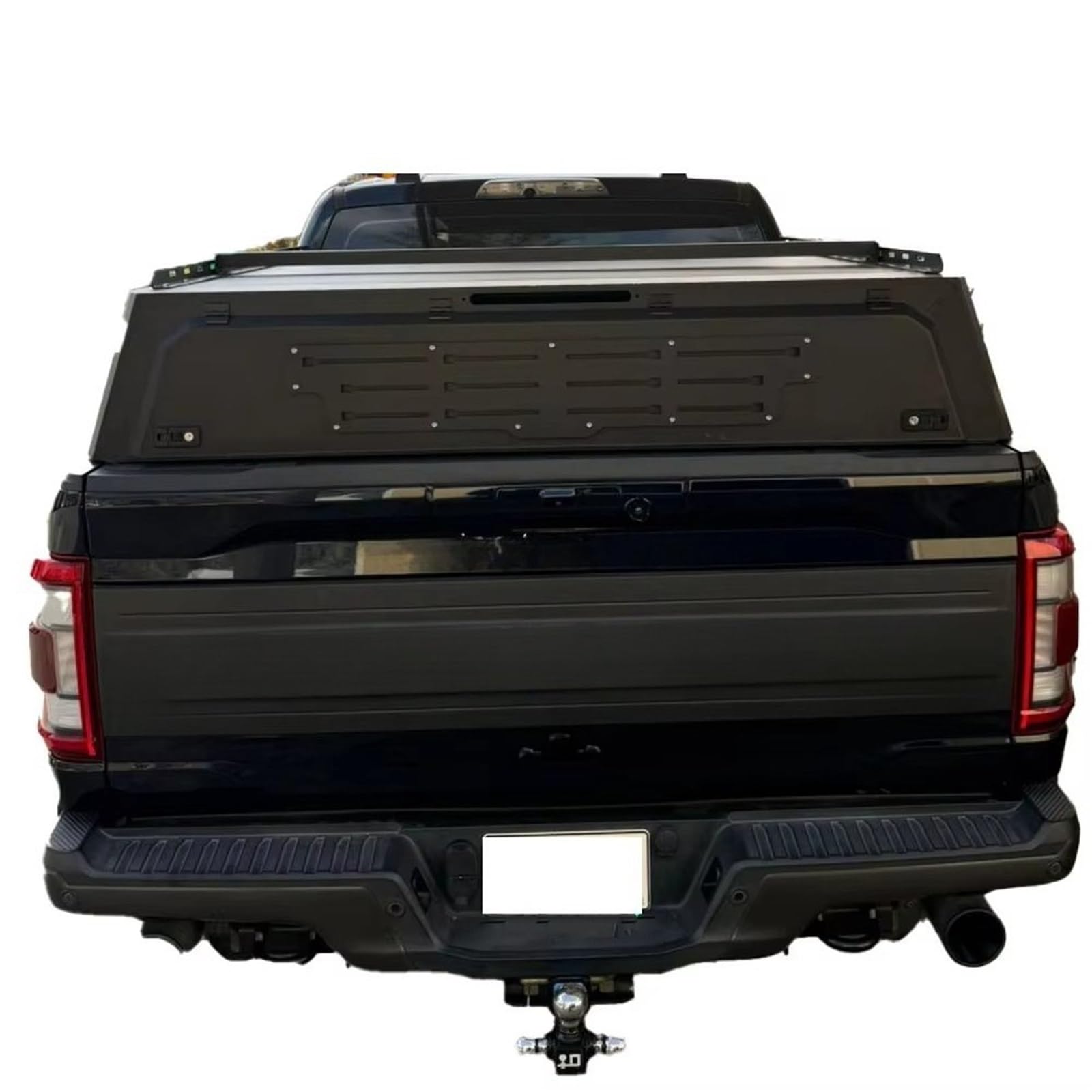 Für Ford Für F150 2016 4X4 Stahl Pickup LKW Ladefläche Tonneau Abdeckungen Niedrige Baldachin Topper Caps Camper Shell Mit Top Quer Bar Gepäckraumabdeckung