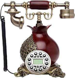 FBITE Retro Phone, Antique Telephone Antique European Pastoral Retro Telephone Home Office Landline Telephone