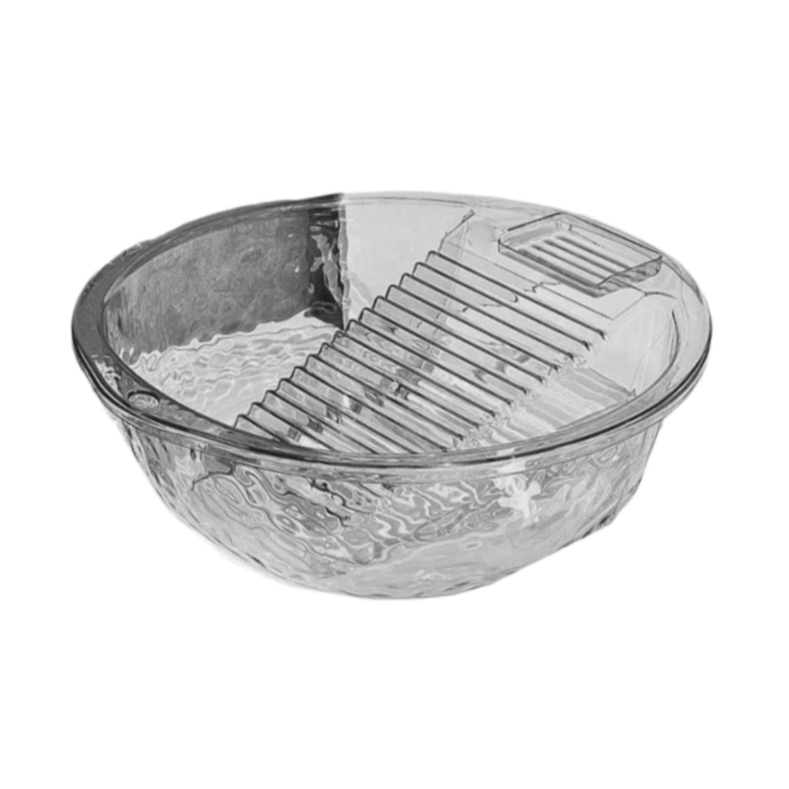 Washboard, Laundry Basin with Washboard(Clear Gray)