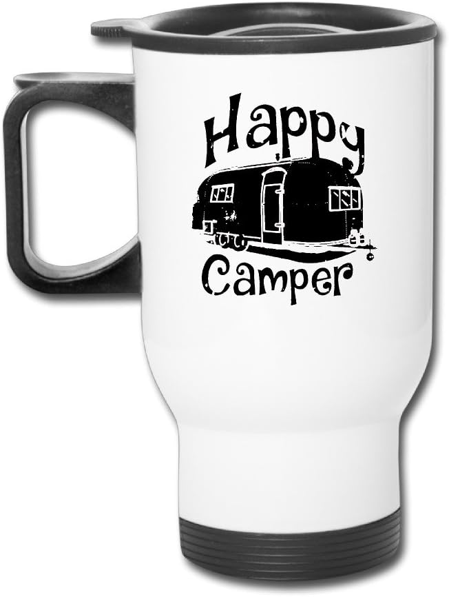 Happy Camper Reusable Coffee Mug Cup