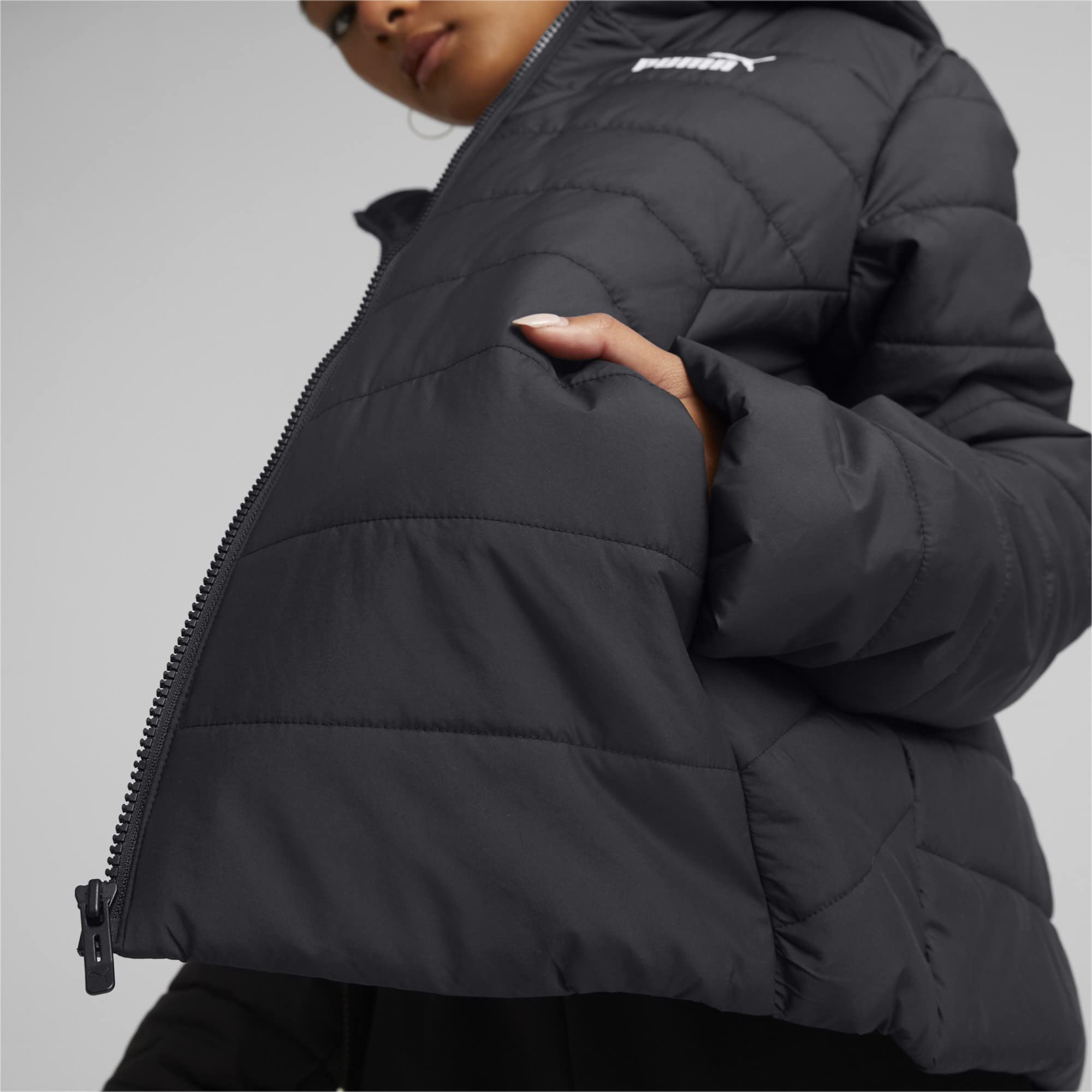 PUMA Ess Chaqueta Acolchada Con Capucha Chaqueta acolchada Mujer (Pack de 1)