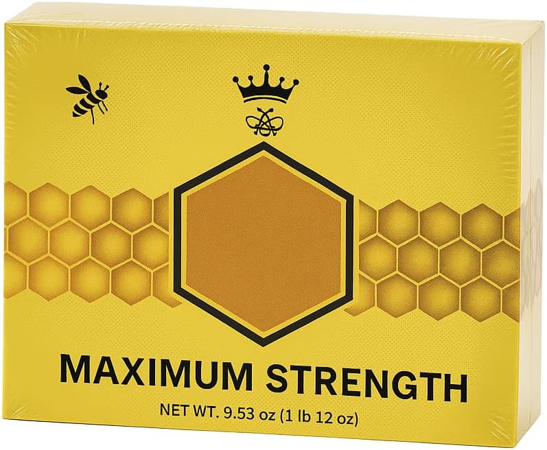 Large 12 Count Natural Honey Pack Box– Enriched With Natural Jelly, Bee Pollen, Herbs, 20 Gram Honey Packs For Daily Use