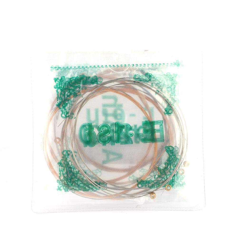 Corde de guitare, 12 pièces de rechange de cordes de guitare pour guitare folk acoustique