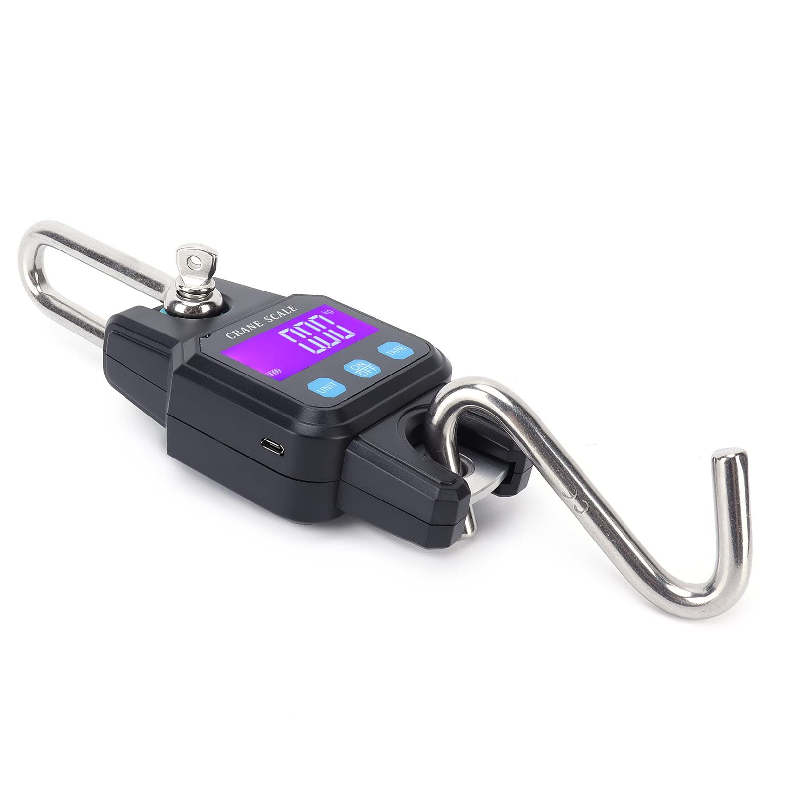 Balance à grue numérique suspendue WH-C06 peson rechargeable noir