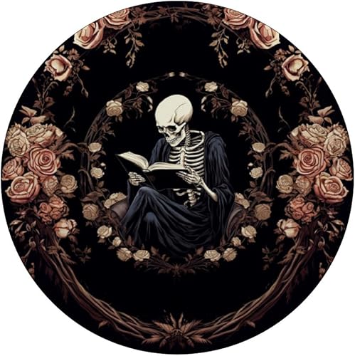 Miniatura 3 de Amante de los libros gótico ratón de biblioteca lectura cráneo huesos bibliotecario PopSockets estándar PopGrip