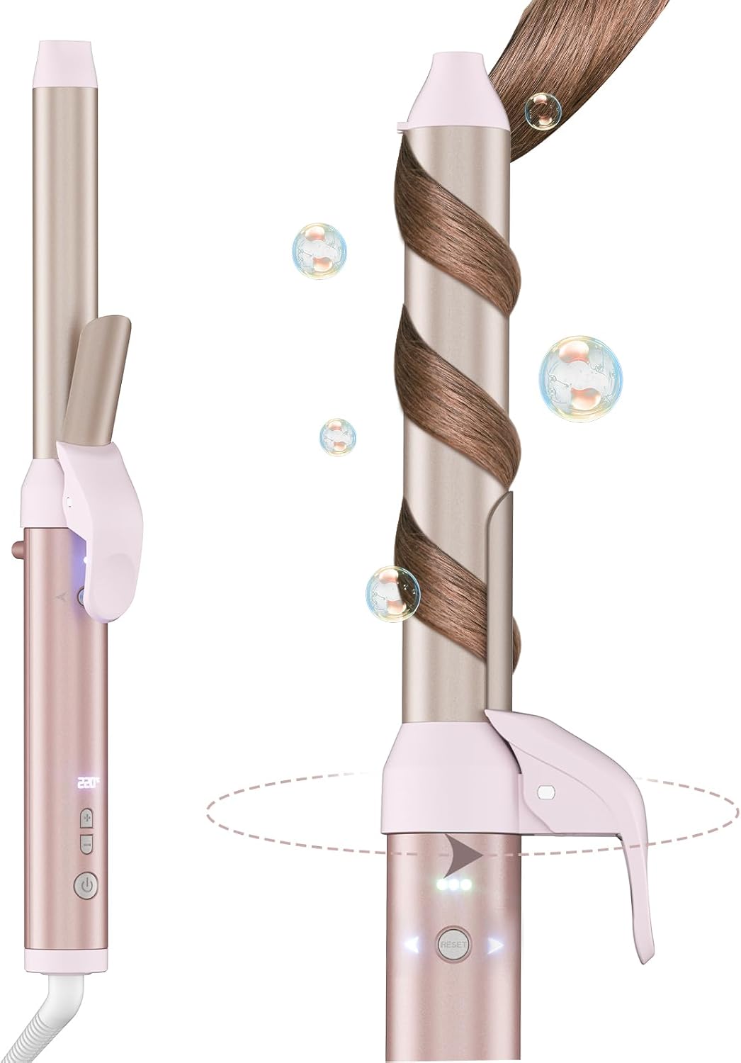 Inch Rotating Curling Iron, Curl Cycle, Automatic Cambodia Ubuy