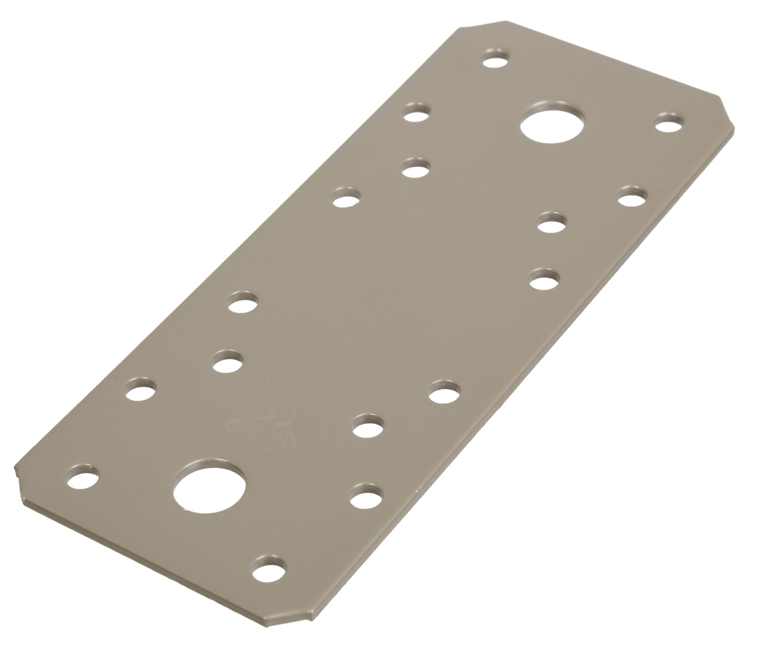 Alberts 822866 DURAVIS® Platine d'assemblage | en noir diamant, à couche duplex | taille 133 x 55 x 2,5 mm | kit de 30