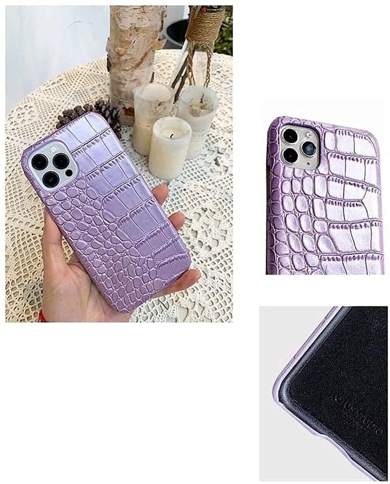 Coque violette iPhone 12 Mini cuir antichoc pour stopper la surchauffe