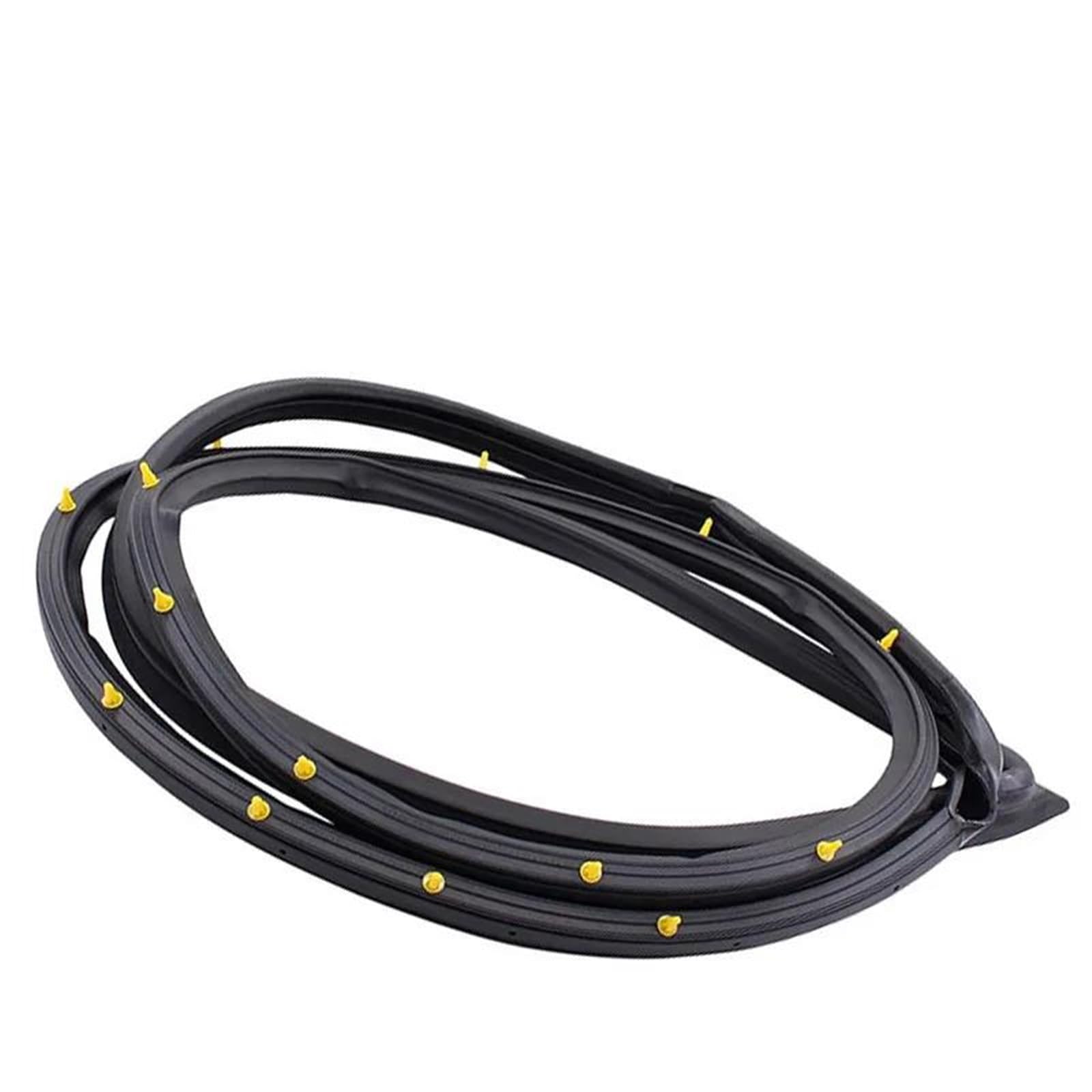 Yueyzhk Rear Left Car Door Weatherstrip Moulding Seal Left Right Front Rear For Civic Sedan 2006-2011 2007 2008 2009 2010 Front Rear Door Window Sealing Strip(Rear Left)