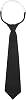 Black Tie for Women, 13 Pre-tied Adjustable Womens Ties Skinny Necktie for Women School Uniforms Gradation Business Wedding Cosplay Necktie