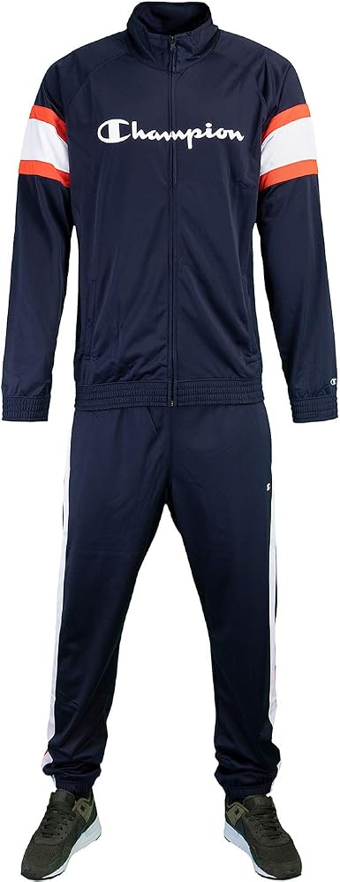 Champion Legacy - Chándal azul marino, blanco L: Amazon.es: Ropa