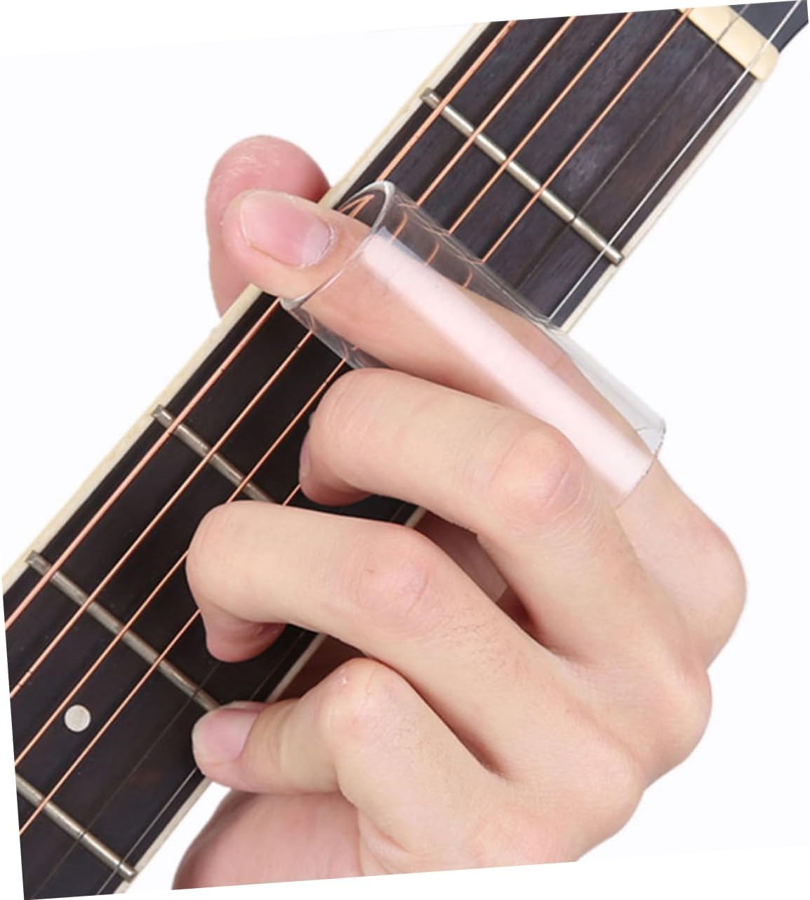 4pcs Professional Glass Guitar Sliders Guitar Slides for Acoustic Electric Slide Bar