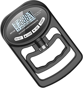 Hand Strength Measurement Portable Gym LED Stable Muscle Tester Electronic Grip Strength Tester Digital Display for Exercise Sport Equipment