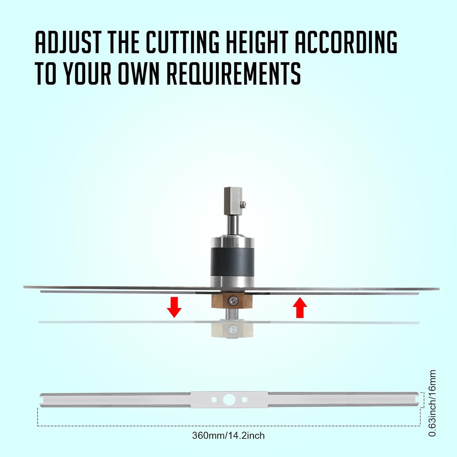 16inch Electric Bud Trimmer - Visual Cutting Leaf Trimmer with Brush-Less Motor for Hydroponic Trim Twisted Spin Cut Plant Bud Leaf & Flower