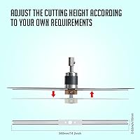 Vista 5 de UHYGSPRO 16inch Electric Bud Trimmer - Visual Cutting Leaf Trimmer with Brush-Less Motor for Hydroponic Trim Twisted Spin Cut Plant Bud Leaf & Flower