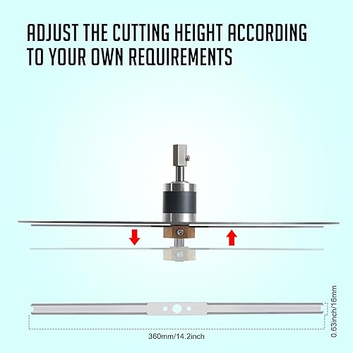 Vista 5 de UHYGSPRO 16inch Electric Bud Trimmer - Visual Cutting Leaf Trimmer with Brush-Less Motor for Hydroponic Trim Twisted Spin Cut Plant Bud Leaf & Flower