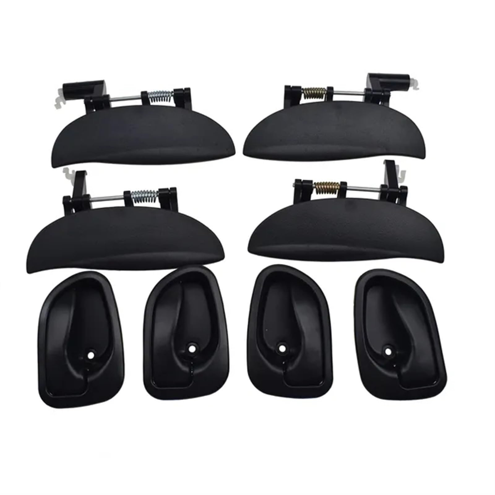 Poqweriq Outside+Inside Car Outside Inside Front Rear Left Right Door Handle For Hyundai For Atos 1997 1998 1999 2000 2001 2002 2003 2004 2005