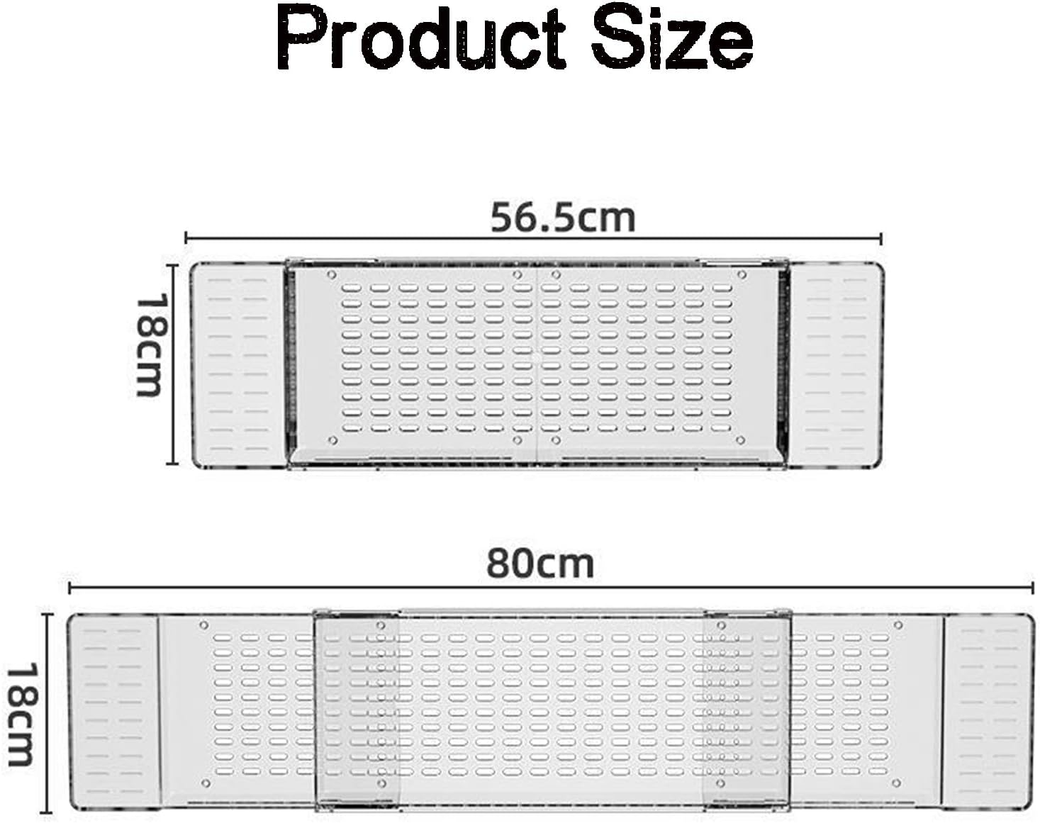 Expandable Plastic Bath Tray for Tub,Luxury Bathtub & Bathroom Accessories,for New Home & Mothers Day & Birthday Gifts for Mom