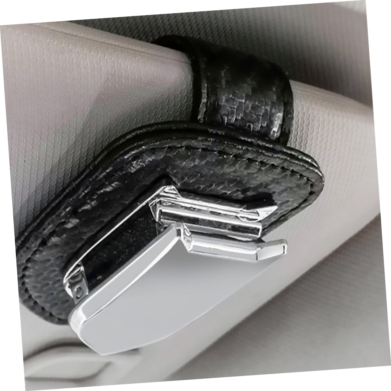 iplusmile 3stücke Auto Brillenhalter Clip Pu Stabiler Sonnenbrillenhalter Für Auto-Visier Installieren Für Sonnenbrillen Und Brillen Geeignet