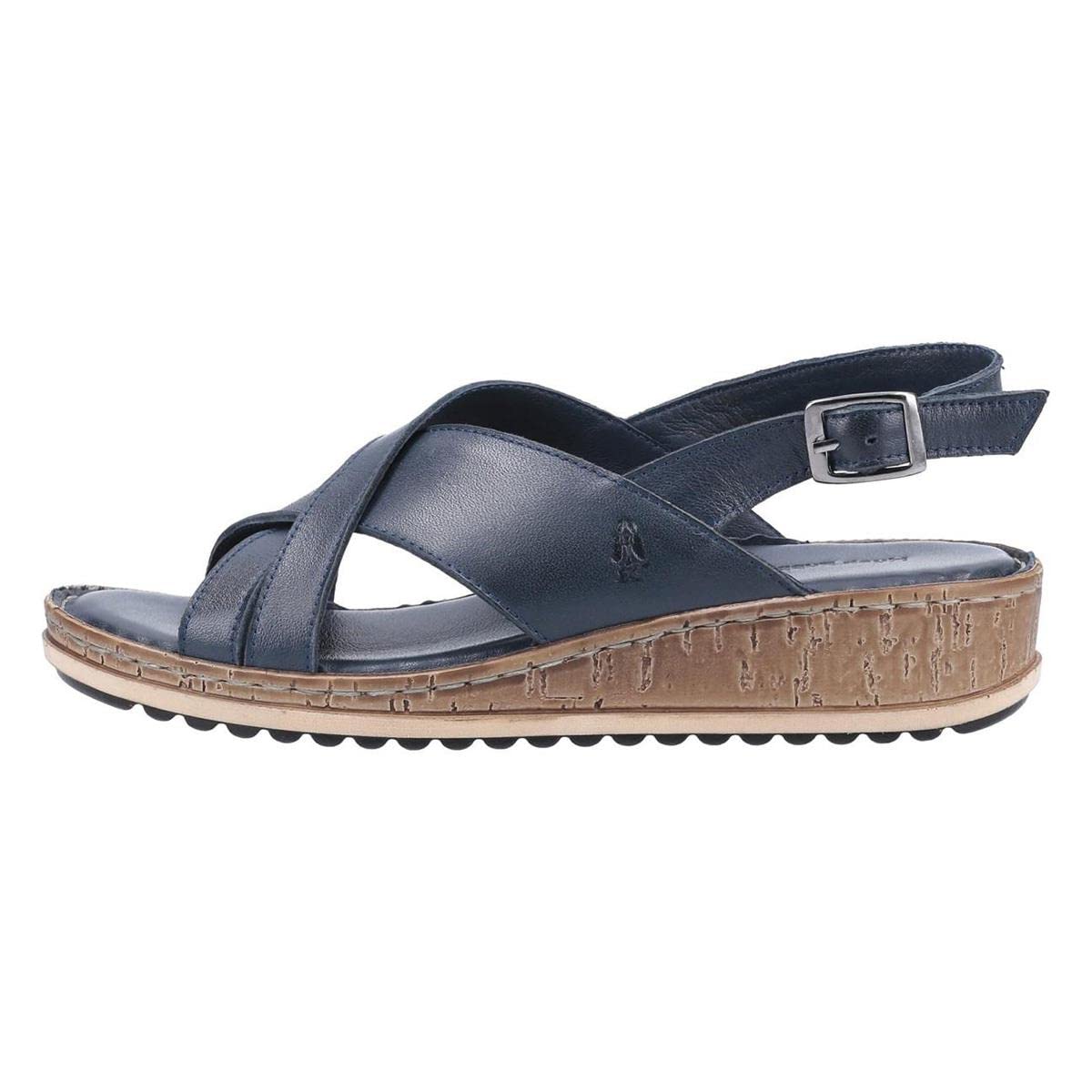 Hush Puppies Elena Womens Wedge Sandals Navy 3 UK