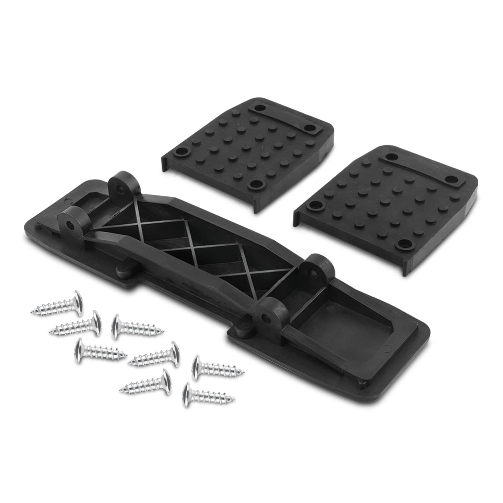 Drywall Stilts Sole Replacement Kit, 1 Set (Stilt Foot Plate, Stilt Sole, Screws), Drywall Stilts Parts, Indoor Construction Painting Accessories