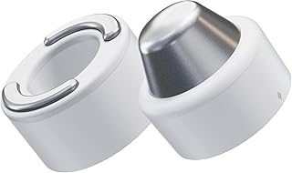 PRO Hot and Cold Rings - Facial Therapy Care Device Attachment Kit to Improve Skin Radiance and Blood Flow and Reduce Face Tightening - Powered by Cryothermal Technology (White)