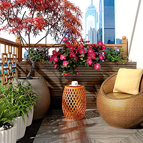 Joveco Side End Coffee Table Indoor Round Nightstands (Orange) #TOP5