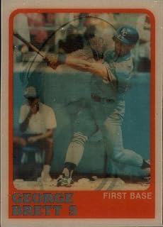 1988 Sportflics Baseball Card #150 George Brett