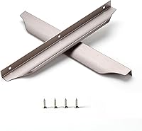 Vista 1 de Satanga Tiradores de Dedo Edge para Gabinete de Cocina, Perillas de Cajón de Perfil Bajo, Puerta, Tocador de Baño, Manijas Largas de Alacena