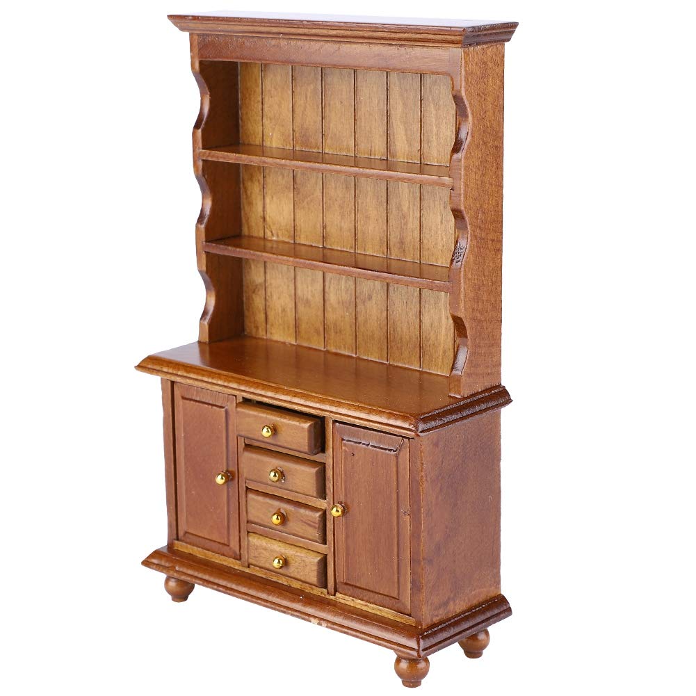 Maison de Poupée Miniature Bibliothèque Sam's Study en Bois - Kit