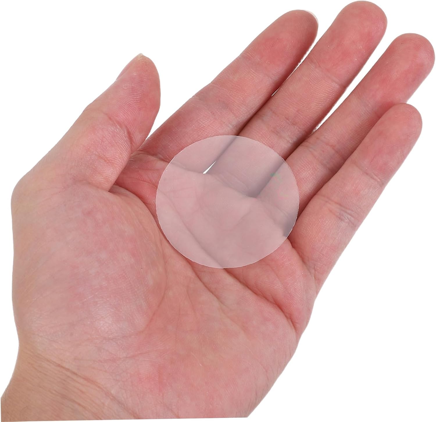 100pcs Round Badge Protective Film Plastic Circle Covers 58mm Diameter DIY Button Maker Supplies for Badge Crafting and Fan Accessories