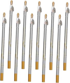 10 lápices de cejas con sacapuntas, herramien...