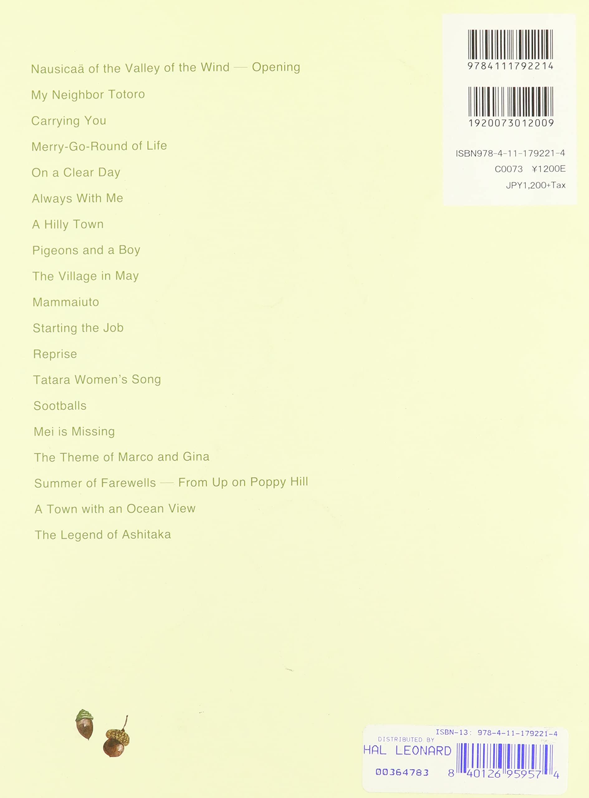 Studio ghibli recital repertoire 1 elementary - piano solo: Elementary Level Piano Solo