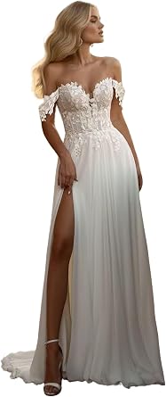 Simple Wedding Dresses for Bride 2026 Sexy Mermaid Lace Satin Bridal Dress for Bride with Slit