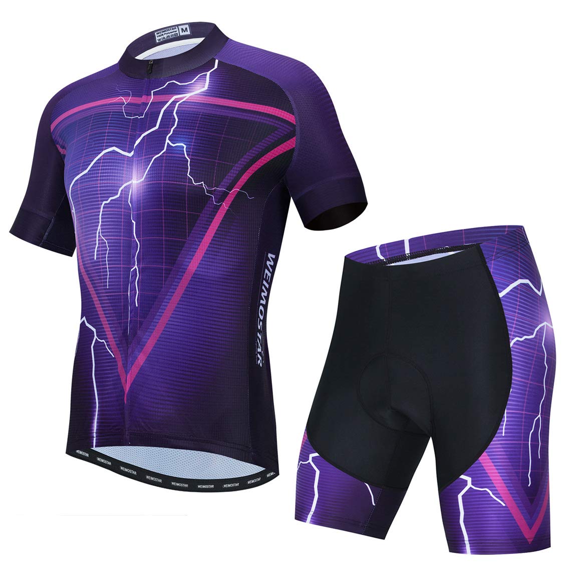 Radtrikot-Set für Herren, atmungsaktiv, Fahrradanzug, Mountainbike-Kleidung, MTB-Trikot, schnell trocknend
