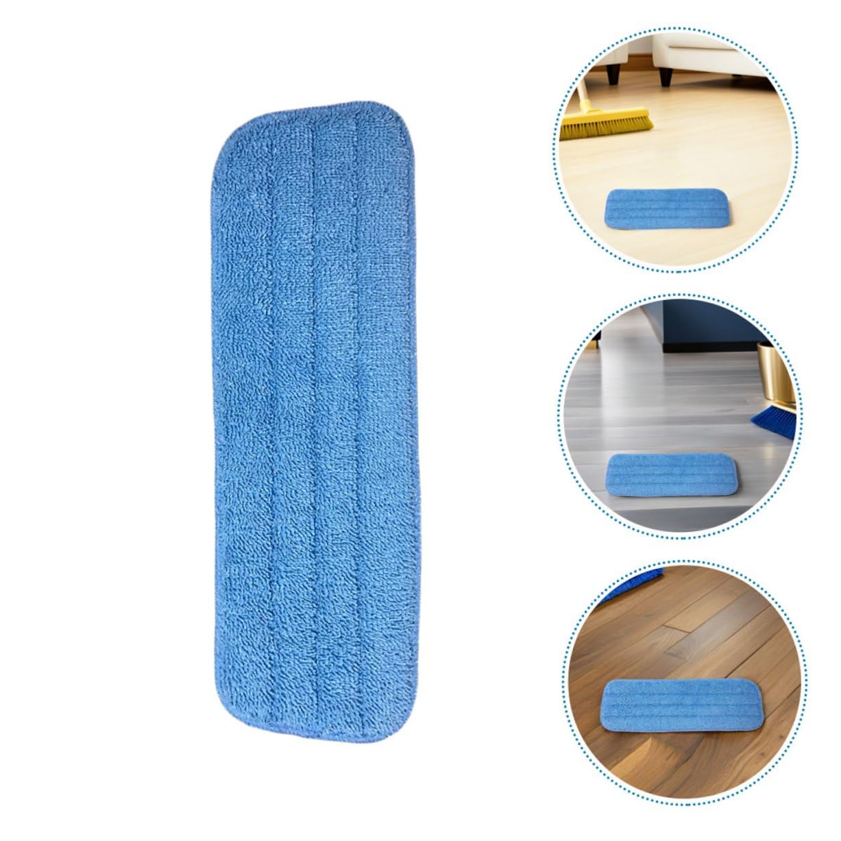 10 Pezzi Panni Riutilizzabili in Microfibra Panni Lavabili Per Pulizia Di Pavimenti Superfici Dure Ricarica Per Mop Spray