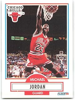 1990-91 Fleer #26 Michael Jordan NM-MT Chicago Bulls Officially Licensed NBA Basketball Trading Card