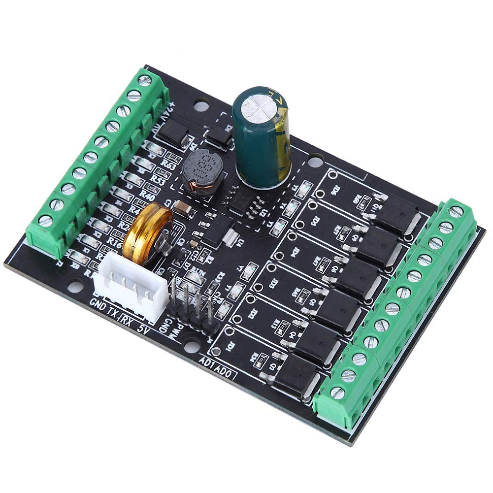 Automate Programmable Industriel Relais Plc 15x15x5 Cm Contrôle Stable En Ligne Avec Sauvegarde Automatique Matériau En Alliage D'aluminium Formation En Automatisation