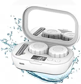 Máquina De Limpeza De Lentes De Contato, Limpador De Lentes De Contato Ultrassônico Portátil Com Carregador Usb, Lente Macia De Descarte Adequado, Lente De Contato Colorida, Lente Rgp E Lente Ok