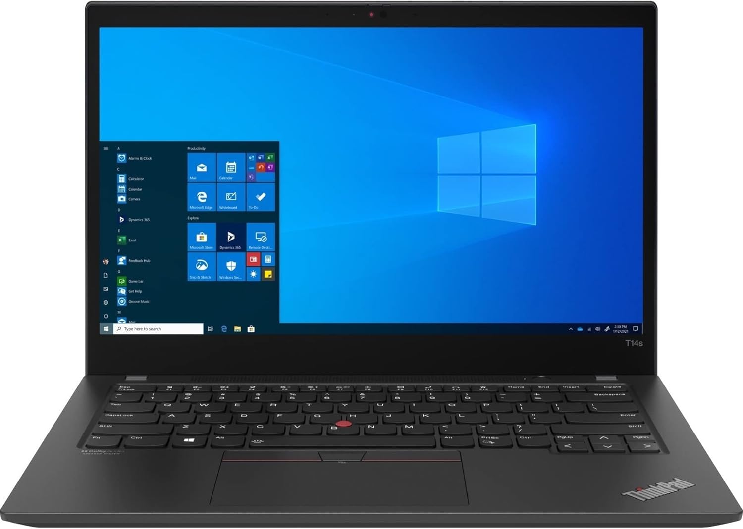 Lenovo ThinkPad T14s Gen 1 20T00026US 14" Notebook - Full HD - 1920 x 1080 - Intel Core i7 (10th Gen) i7-10510U Quad-core (4 Core) 1.80 GHz - 16 GB RAM - 512 GB SSD - Black - Windows 10 Pro